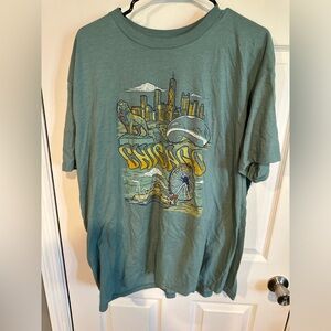 Chicago Graphic T-Shirt in Teal